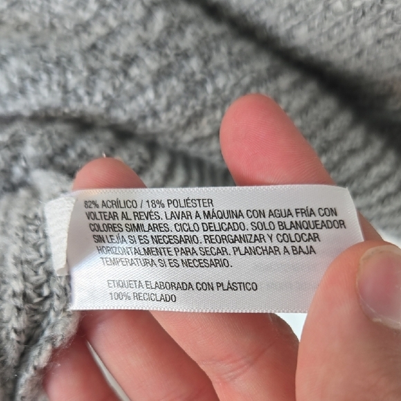 Merona Gray Cowl Neck Sweater Dress - Picture 5 of 5